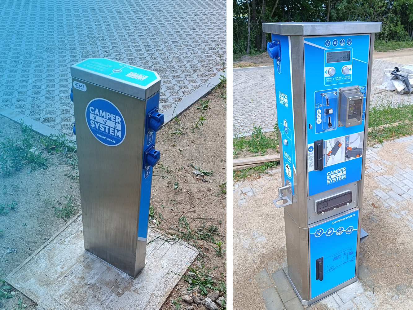 Stanowiska obsługi kamperów - Kinkajmy, Bartoszyce